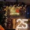 Silver Juble Shimmer Wall Anniversary Package