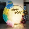 D Ring Decor With Light