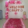 Welcome Baby With Flower Path